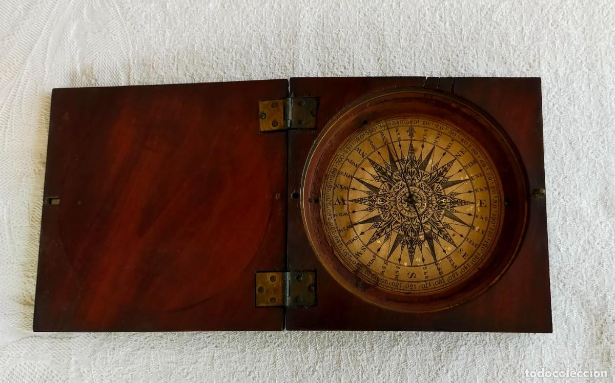 Antig&uuml;edades: Br&uacute;jula georgiana de Benjamin Cole 1730-1748 - Foto 2