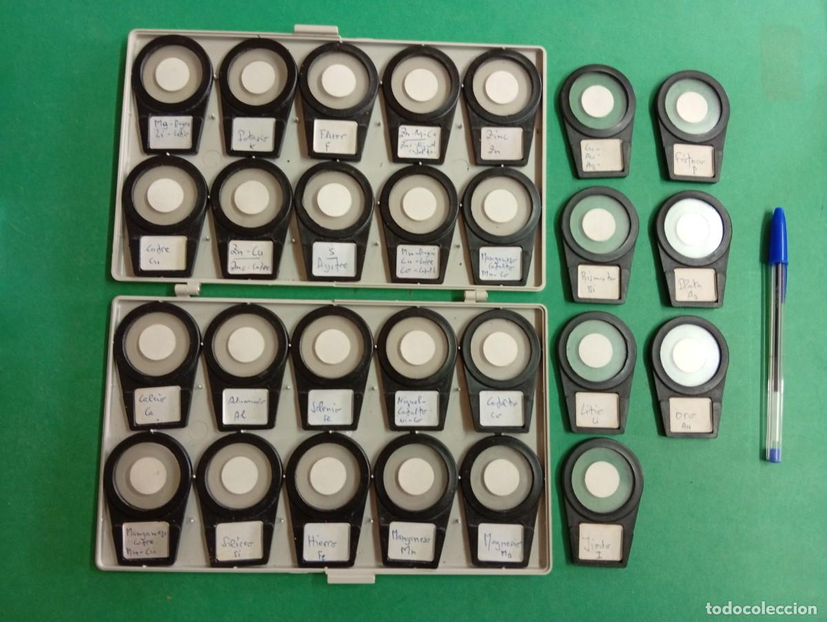 Antig&uuml;edades: Lote completo de test de oligoelementos. Oligoterapia. Medicina.