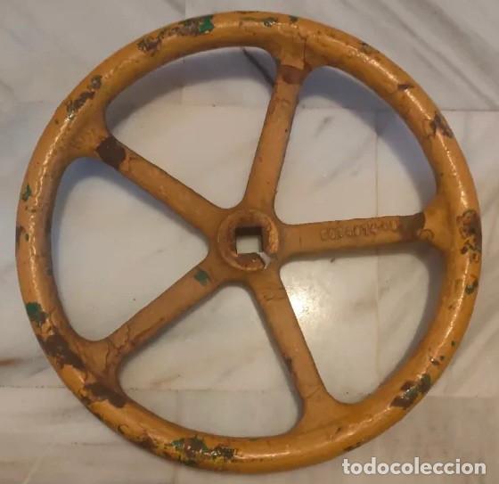 Antig&uuml;edades: Volante RENFE Original 44cm - Vag&oacute;n JJPD