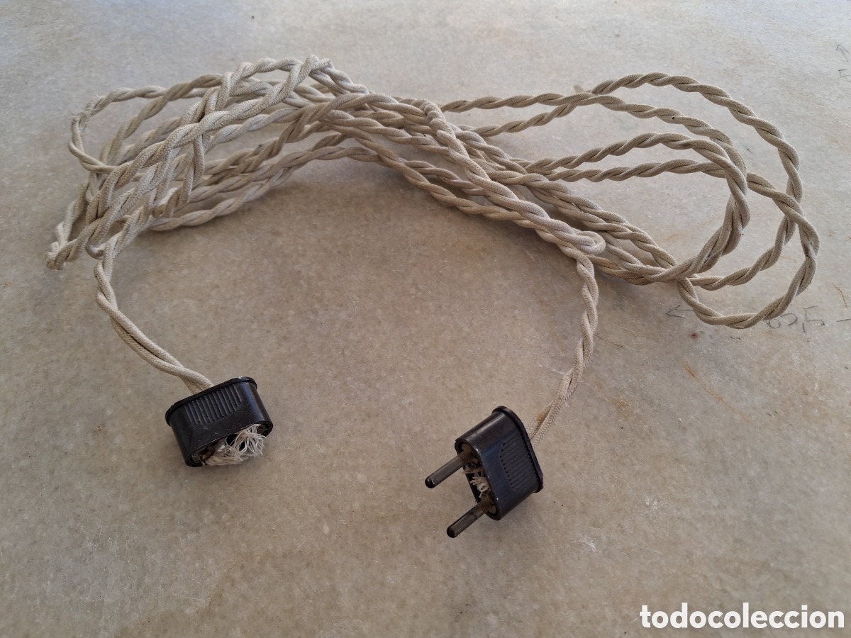 Antig&uuml;edades: Cable de luz antiguo 4.5 metros