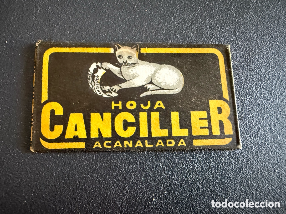 Antig&uuml;edades: Hoja de Afeitar. CANCILLER