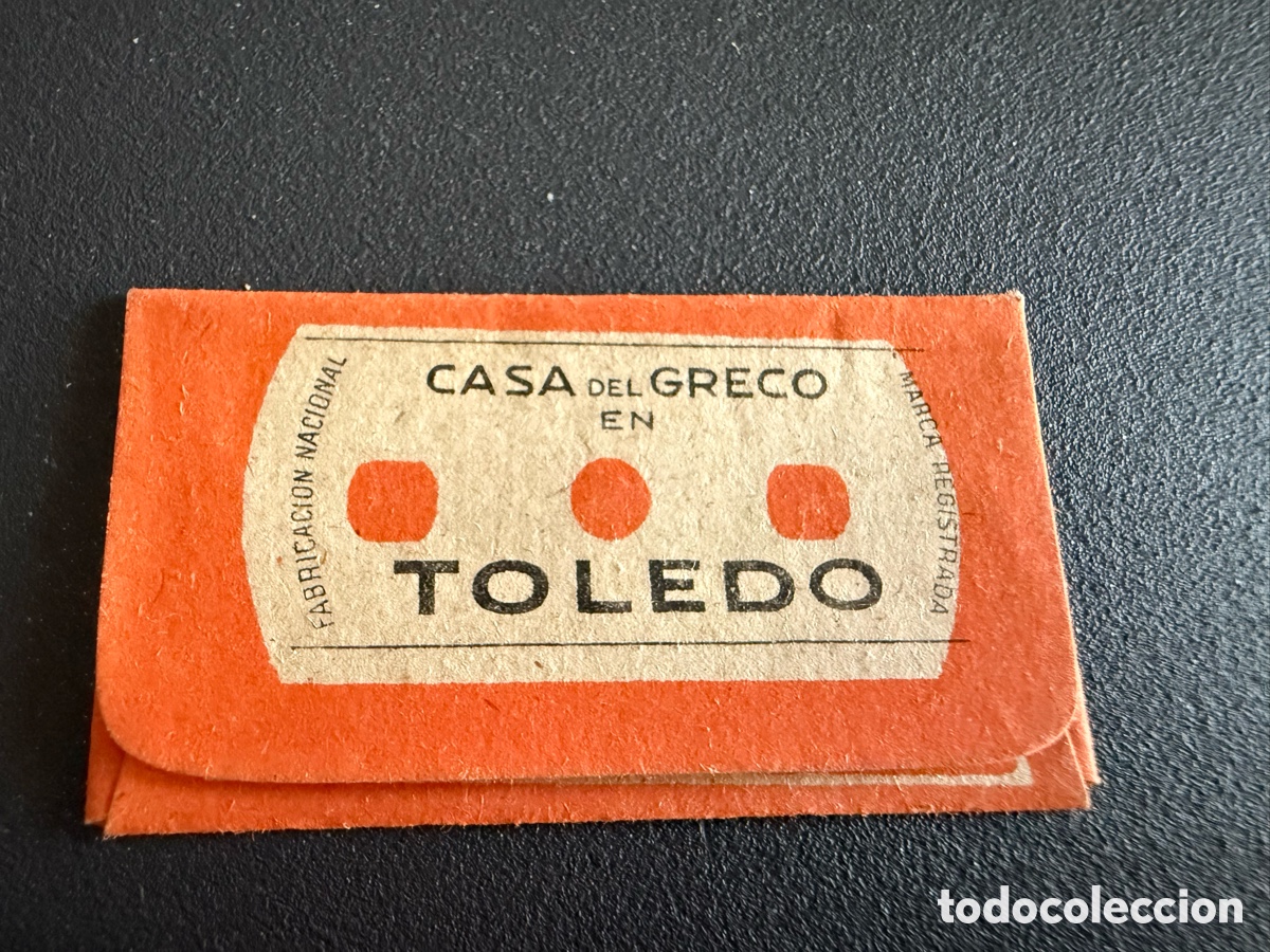 Antig&uuml;edades: Hoja de Afeitar CASA DEL GRECO. Toledo - Foto 2