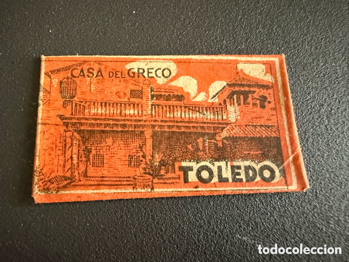 Antig&uuml;edades: Hoja de Afeitar CASA DEL GRECO. Toledo