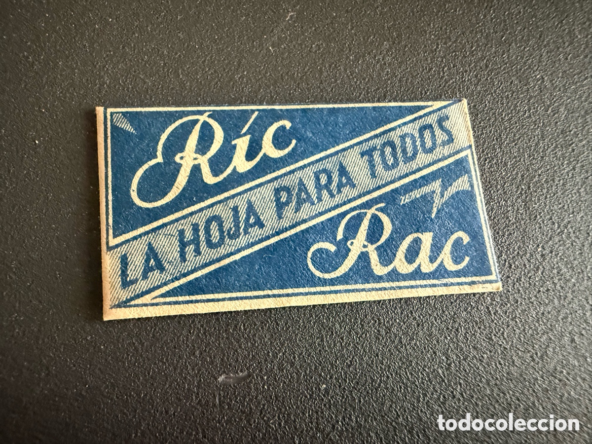 Antig&uuml;edades: Hoja de Afeitar. RIC RAC