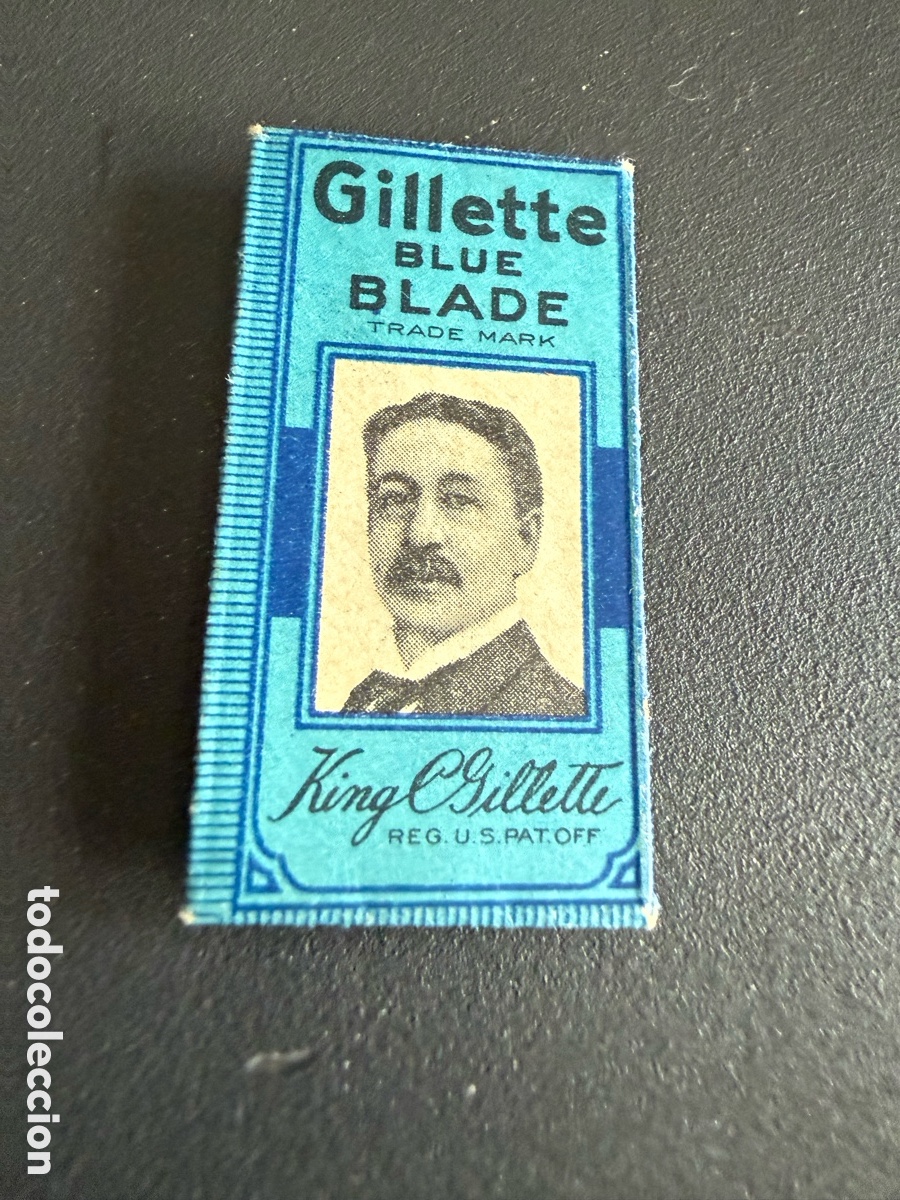 Antig&uuml;edades: Hoja de Afeitar. GILLETTE BLUE BLADE