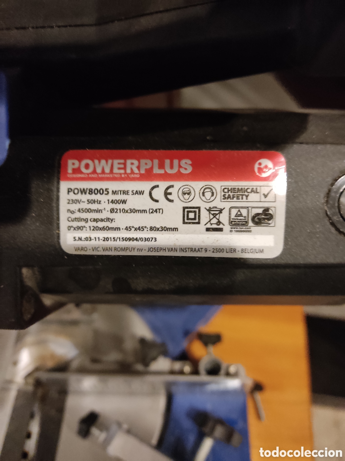 Antig&uuml;edades: Ingletadora powerplus 8005 - Foto 2