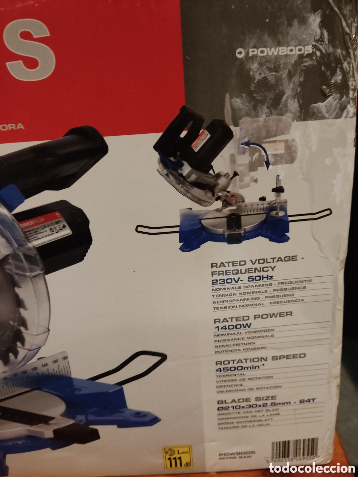 Antig&uuml;edades: Ingletadora powerplus 8005 - Foto 7