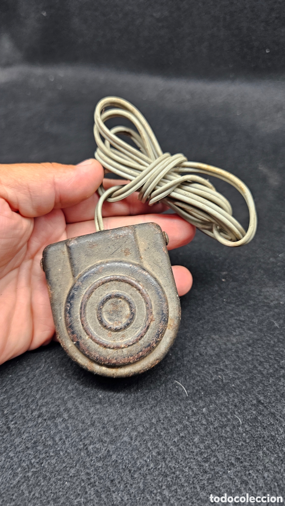 Antig&uuml;edades: interruptor de pie compacto o pedal de control el&eacute;ctrico - Foto 2