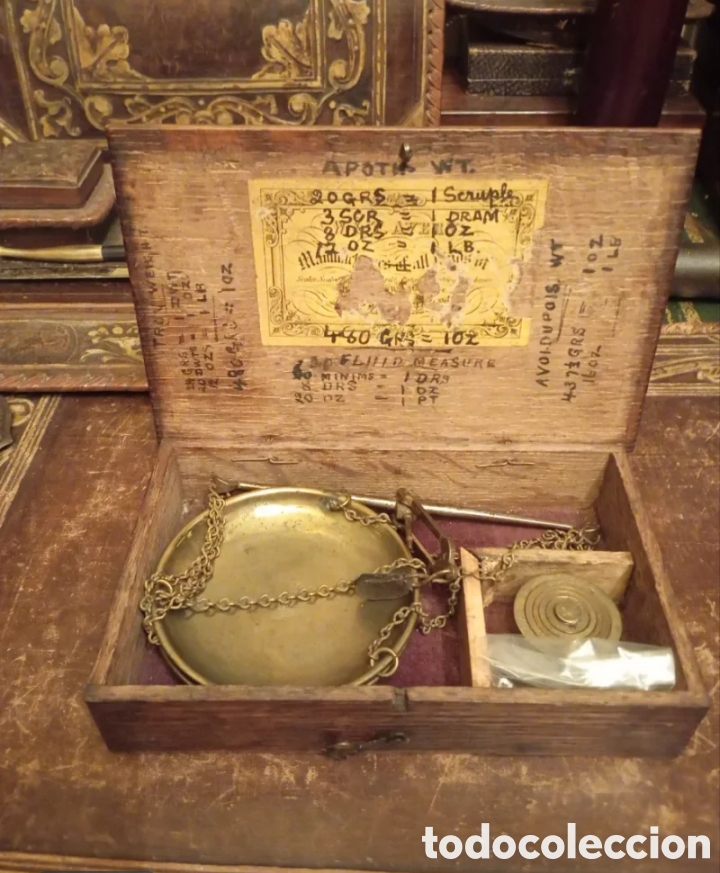 Antig&uuml;edades: Balanza Boticario W&T Avery Caja Original