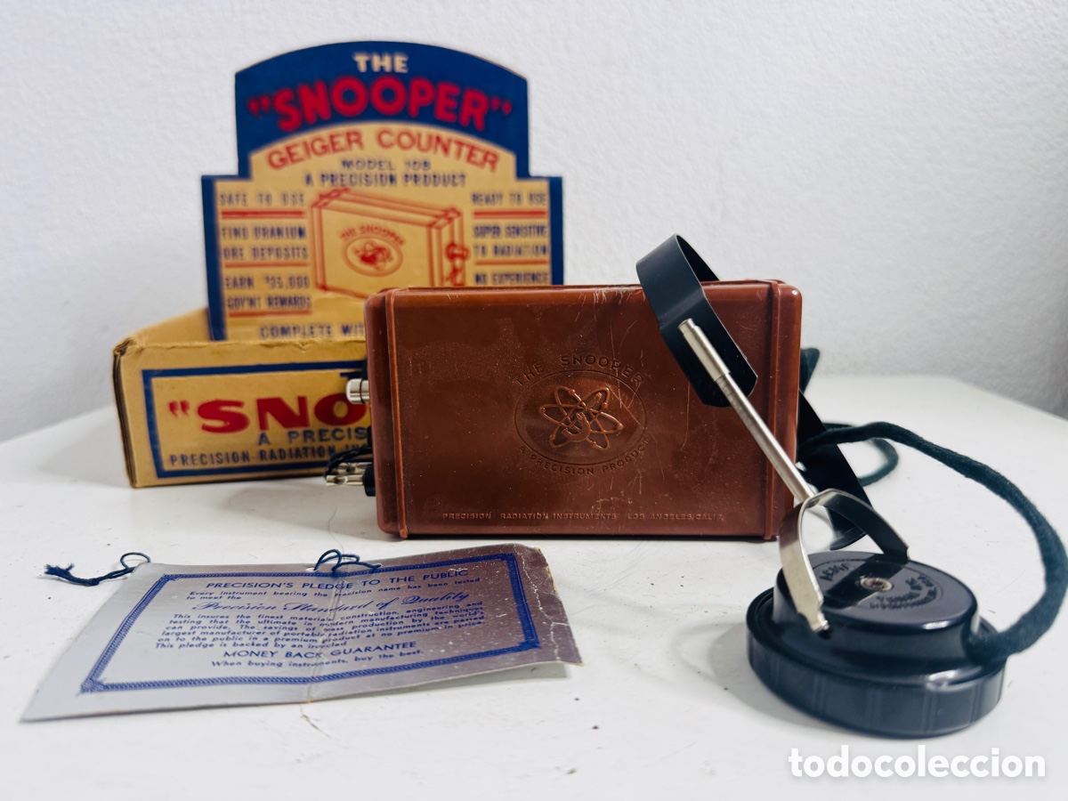 Antig&uuml;edades: Vintage mid-1950s Precision Radiation Instruments Model 108 &ldquo;The Snooper&rdquo; Geiger counter Atomic Era
