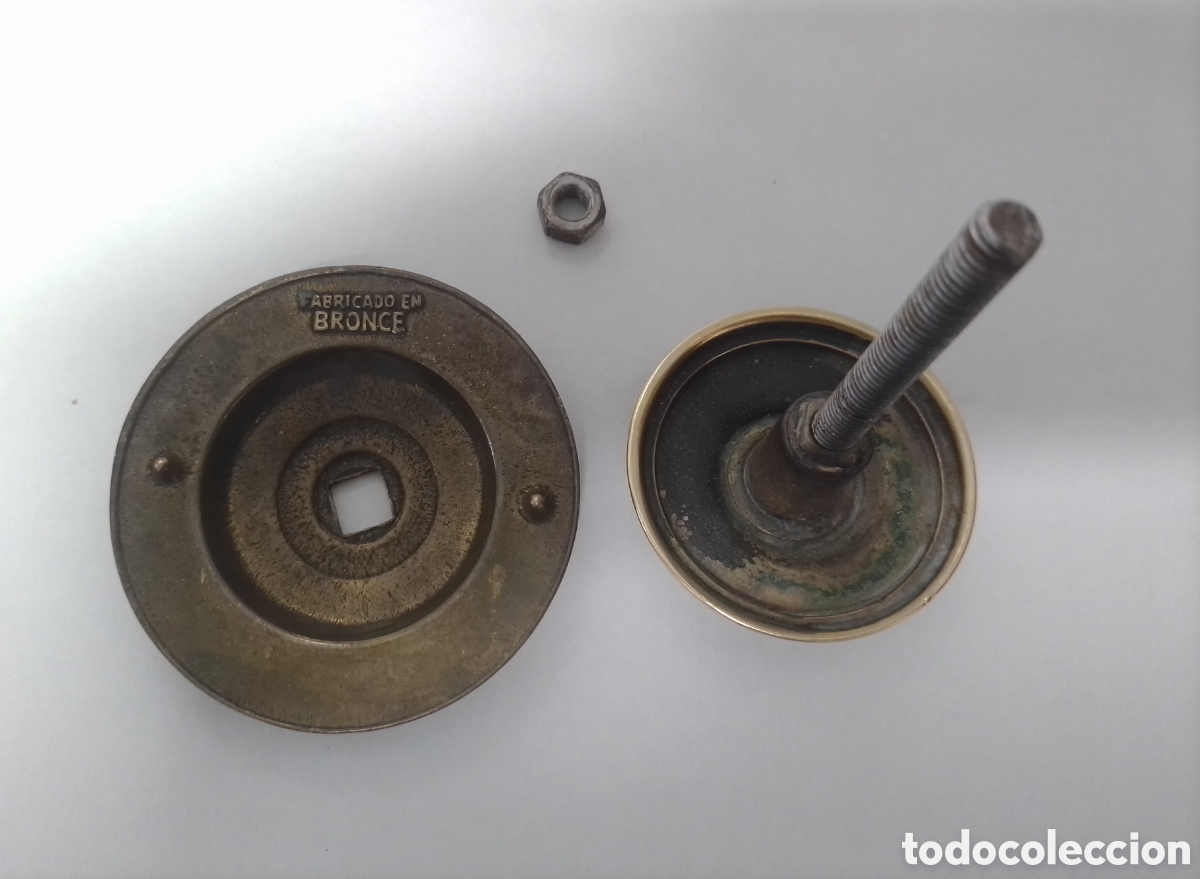 Antig&uuml;edades: Antiguo Pomo de bronce para puerta de entrada. - Foto 3