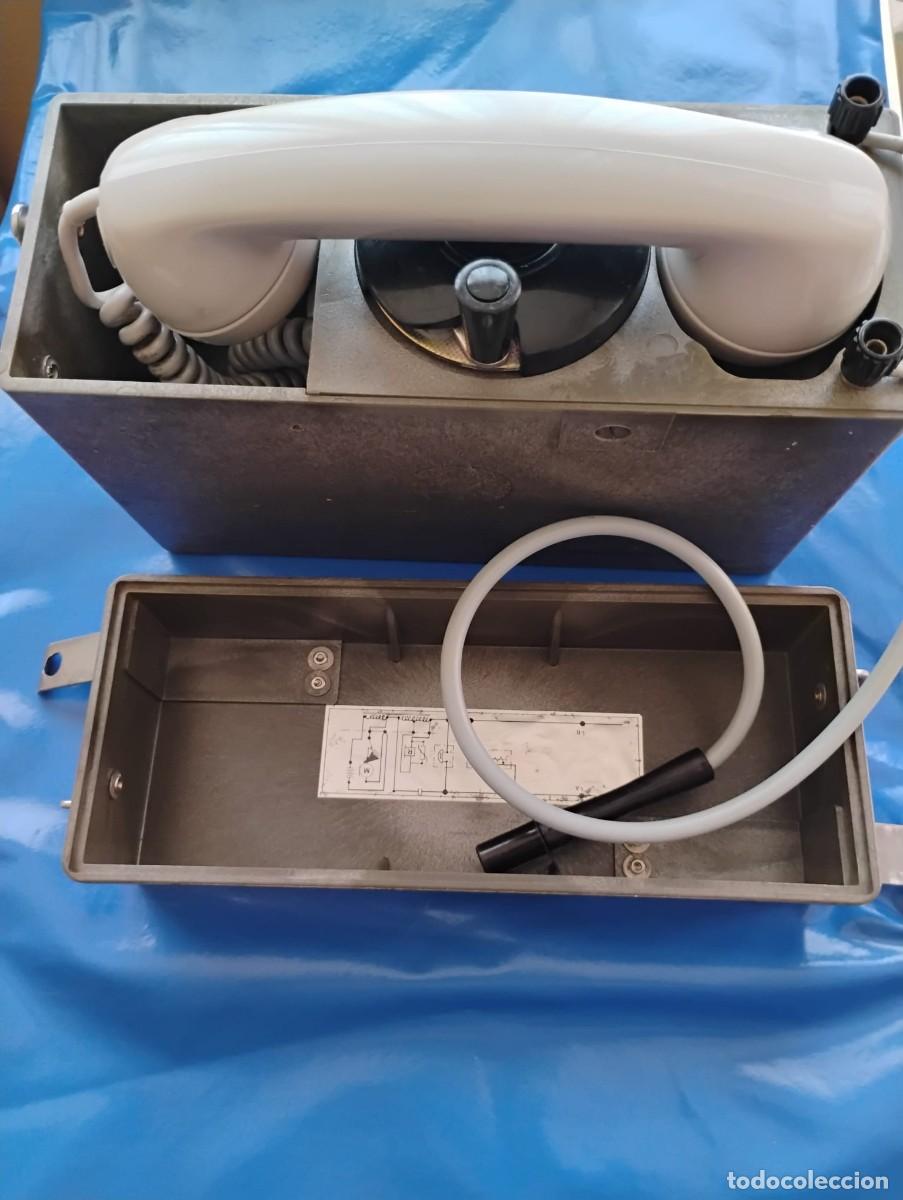 Tel&eacute;fonos: ANTIGUO TELEFONO PORTATIL DE FERROVIARIO ERICSSON - VER DESCRIPCION