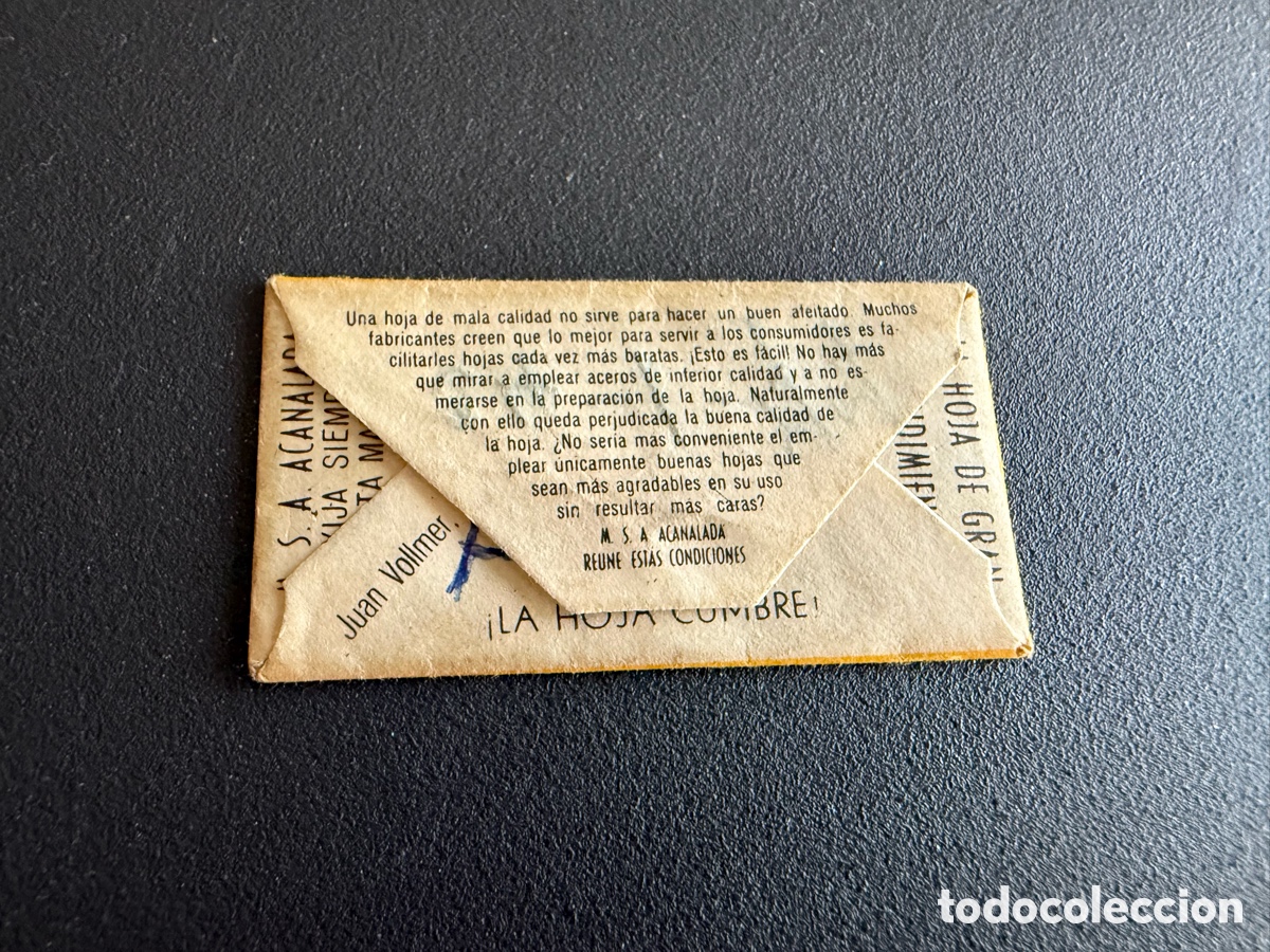 Antig&uuml;edades: Hoja de Afeitar. MSA - Foto 2