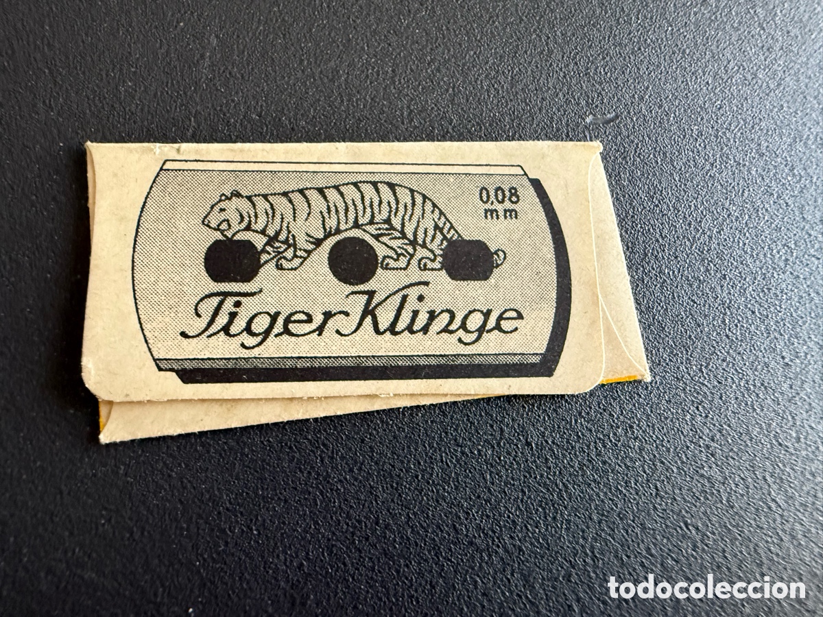 Antig&uuml;edades: Hoja de Afeitar. TIGER KLINGE - Foto 2