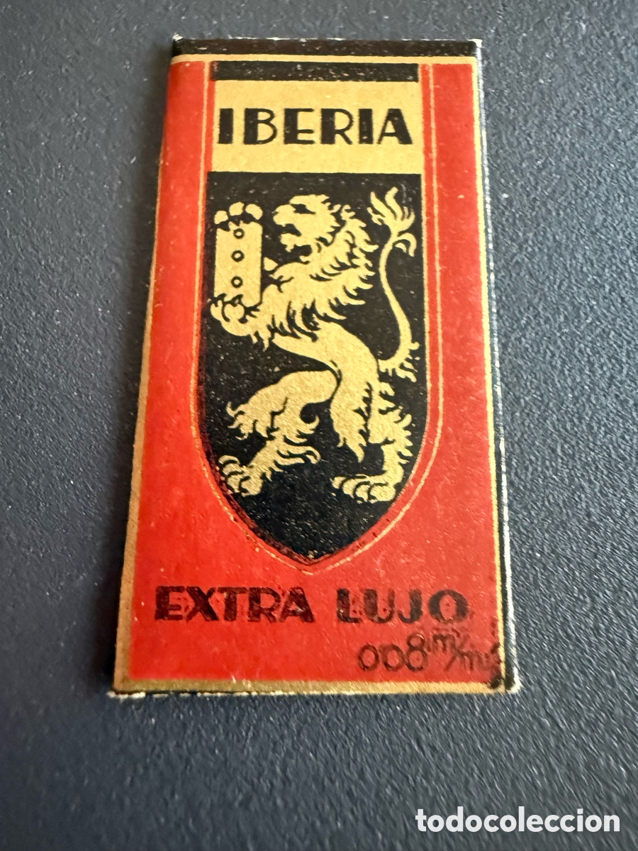 Antig&uuml;edades: Hoja de Afeitar. IBERIA EXTRA LUJO