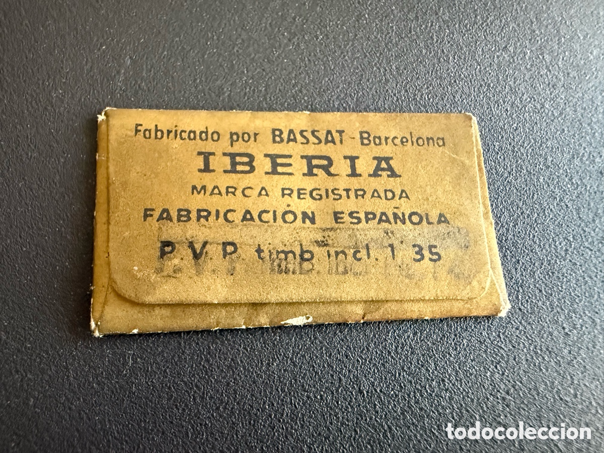 Antig&uuml;edades: Hoja de Afeitar. IBERIA CEFINO - Foto 2