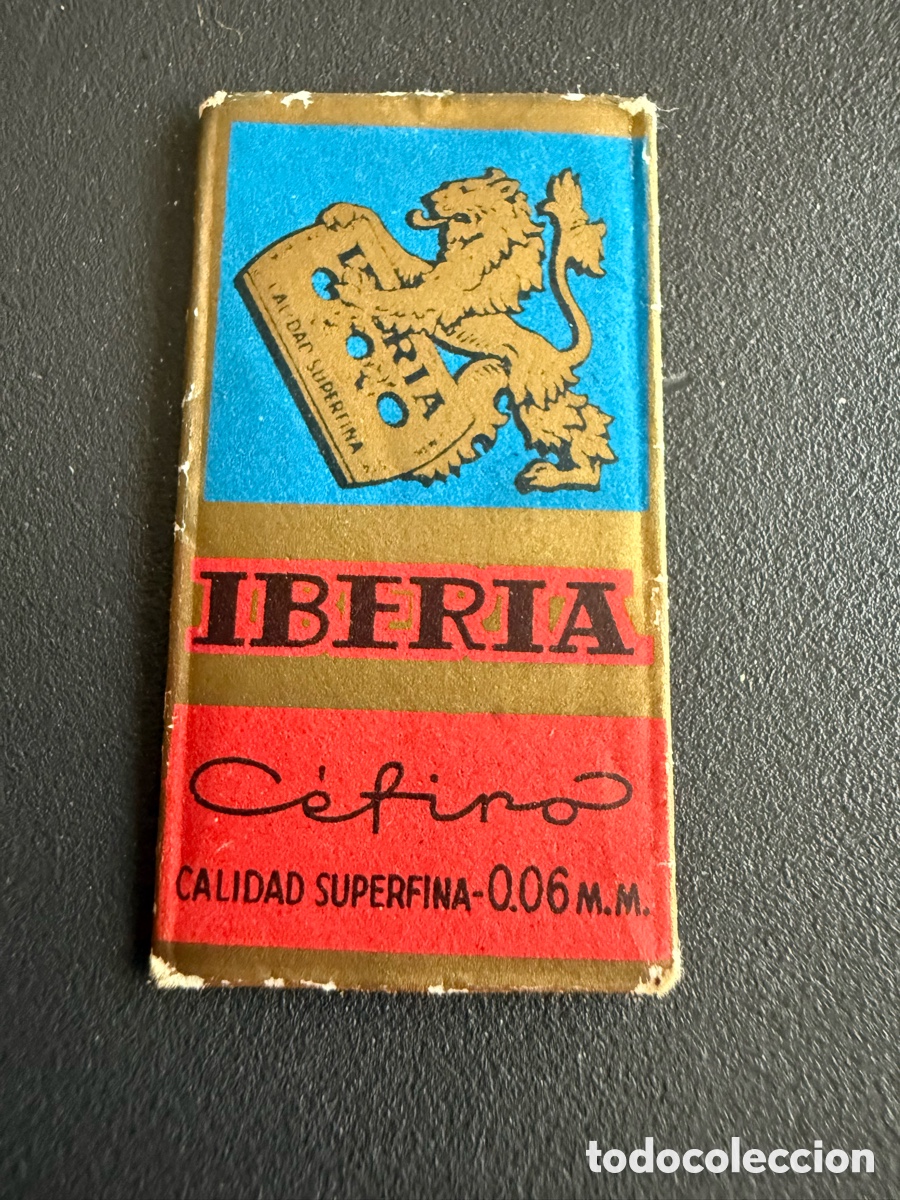 Antig&uuml;edades: Hoja de Afeitar. IBERIA CEFINO