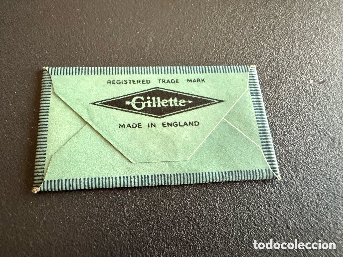 Antig&uuml;edades: Hoja de Afeitar. GILLETTE BLADE - Foto 2