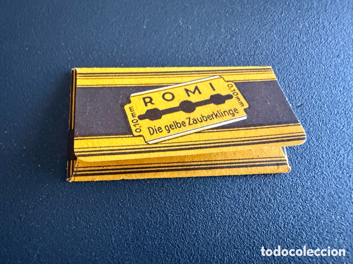 Antig&uuml;edades: Hoja de Afeitar. ROMI - Foto 2