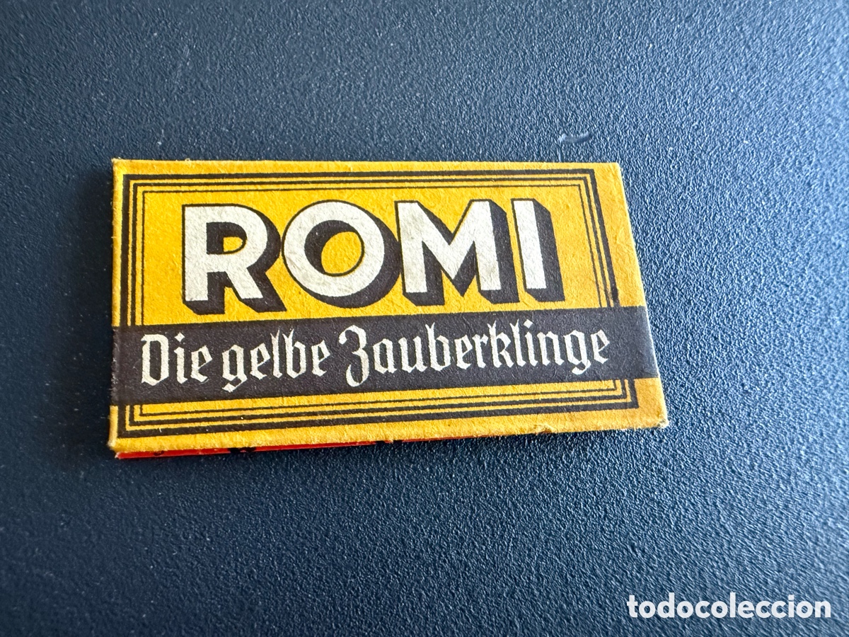 Antig&uuml;edades: Hoja de Afeitar. ROMI