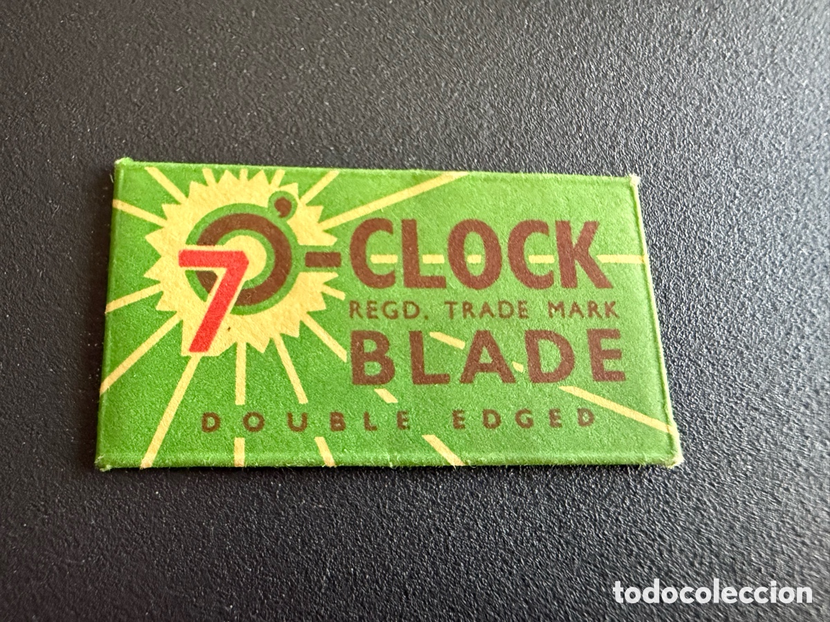 Antig&uuml;edades: Hoja de Afeitar. CLOCK BLADE