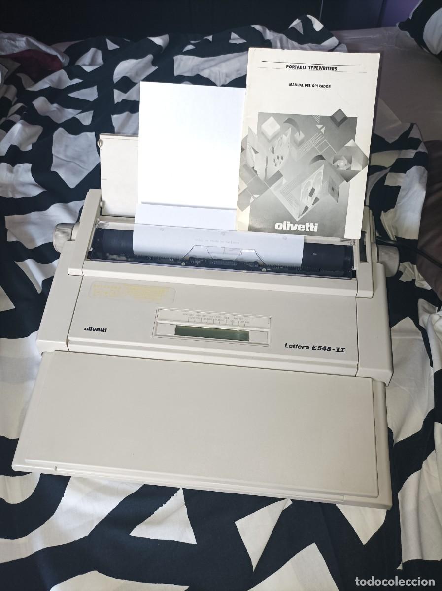 Antig&uuml;edades: Olivetti Lettera E545-II M&aacute;quina El&eacute;ctrica