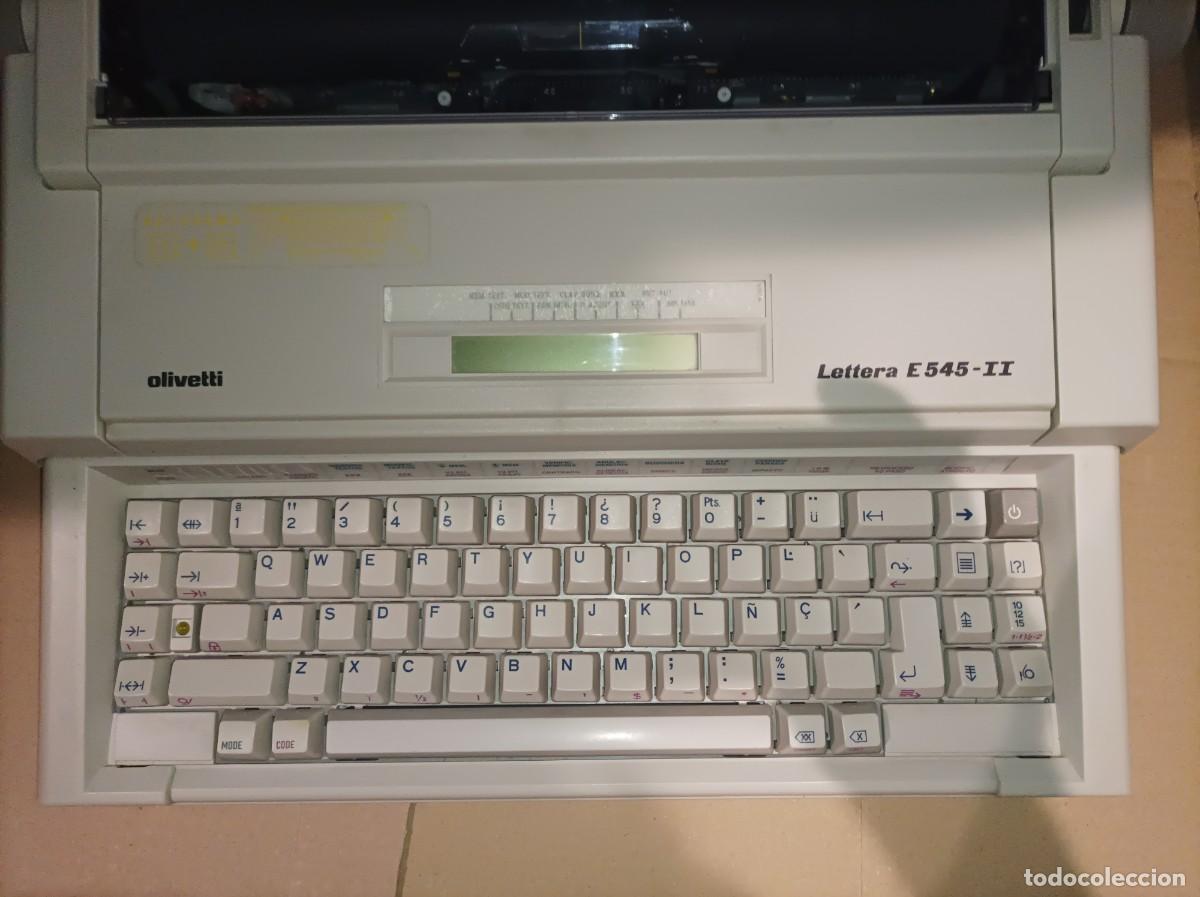 Antig&uuml;edades: Olivetti Lettera E545-II M&aacute;quina El&eacute;ctrica - Foto 4