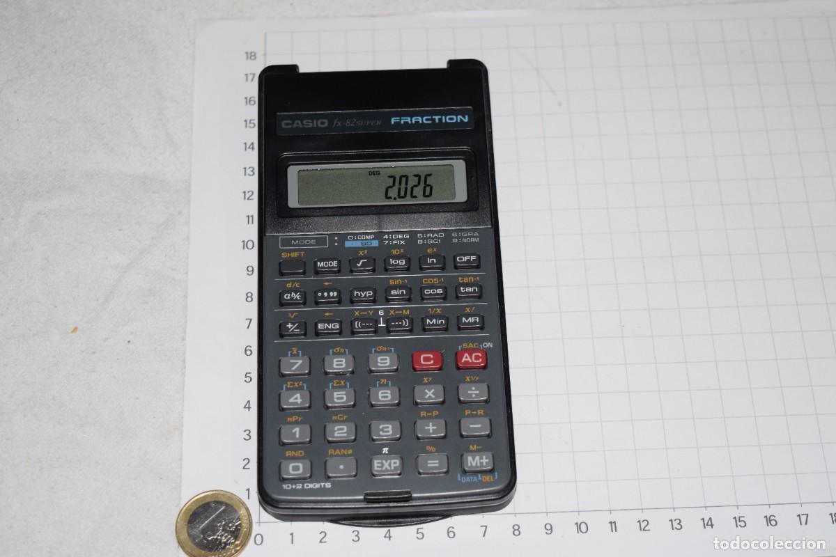 Antig&uuml;edades: Vintage / Calculadora cient&iacute;fica CASIO FX - 82 Super - Buen estado, funciona &iexcl;Mira, fotos/detalles!