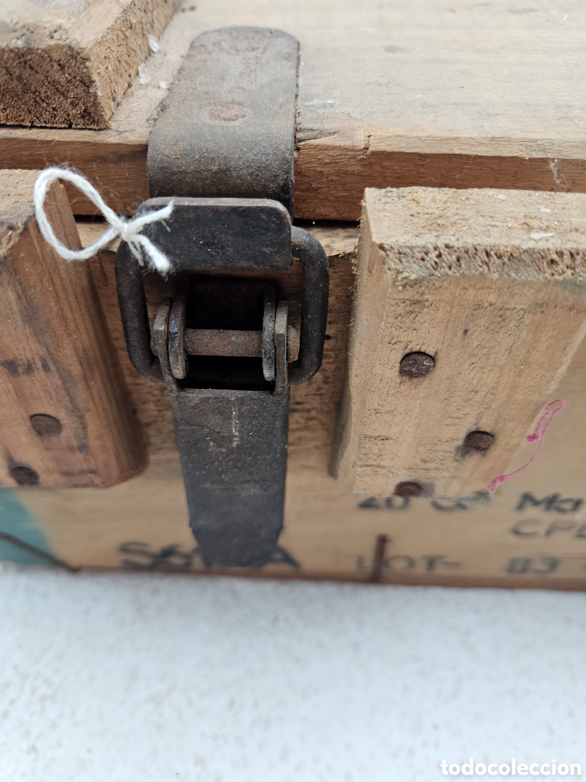 Antig&uuml;edades: Caja de municion de granadas del Ej&eacute;rcito Franc&eacute;s - Foto 7