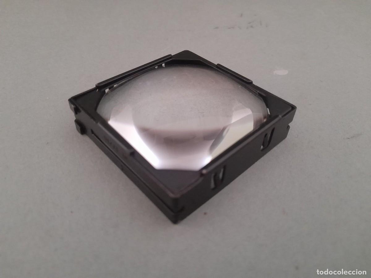 Antiques: lupa de sobremesa, leitz wetzlar germany, parte de proyector?, 5x5cm aprox