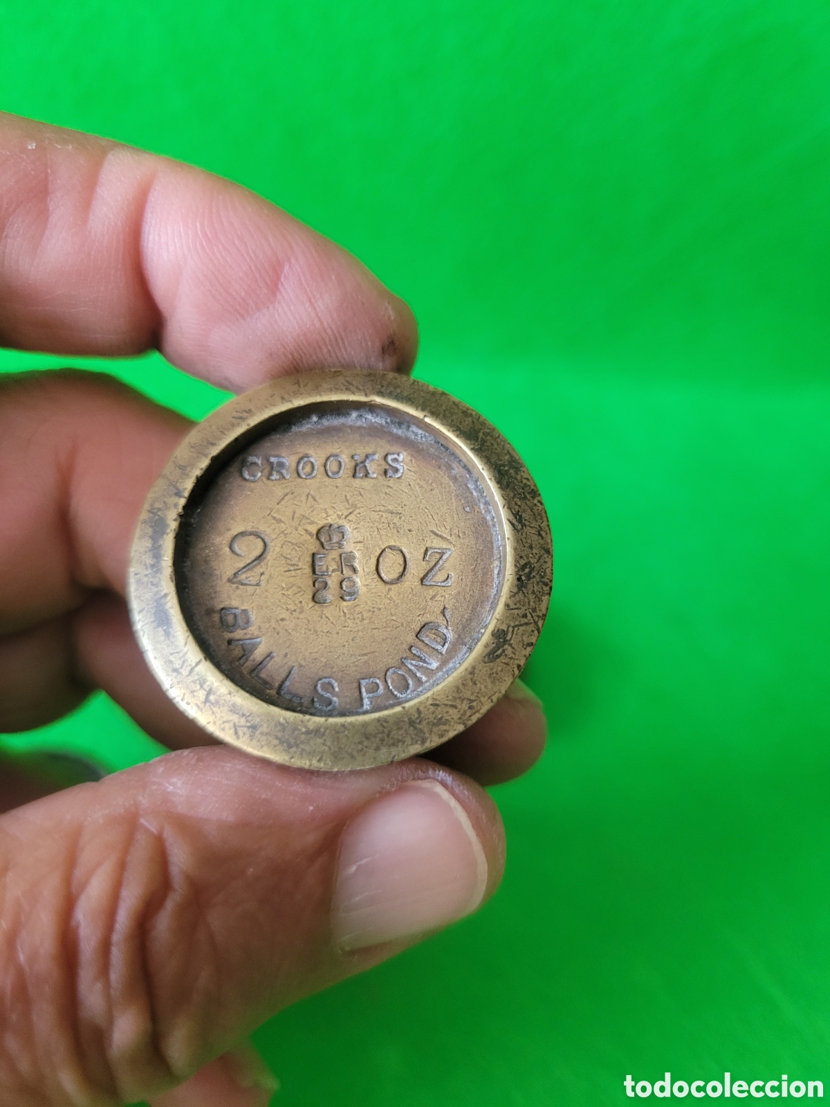 Antig&uuml;edades: LOTE 5 PESAS ANTIGUAS - Foto 2
