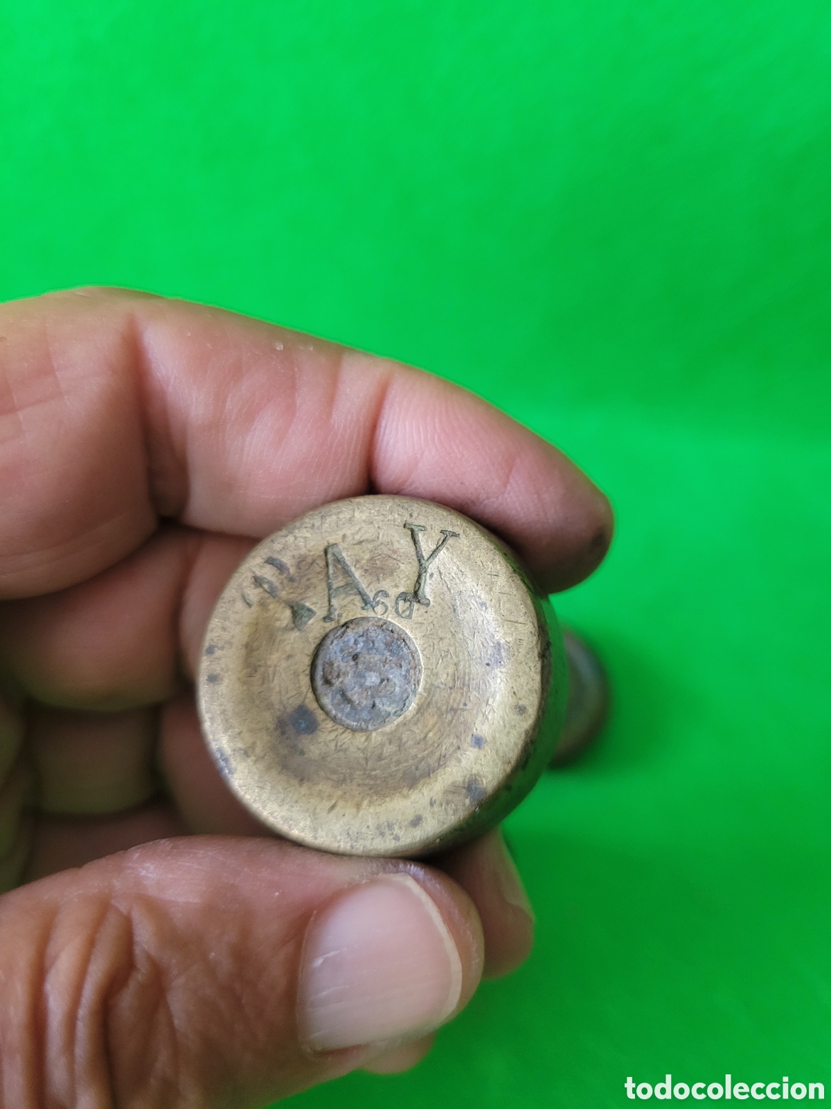 Antig&uuml;edades: LOTE 5 PESAS ANTIGUAS - Foto 5