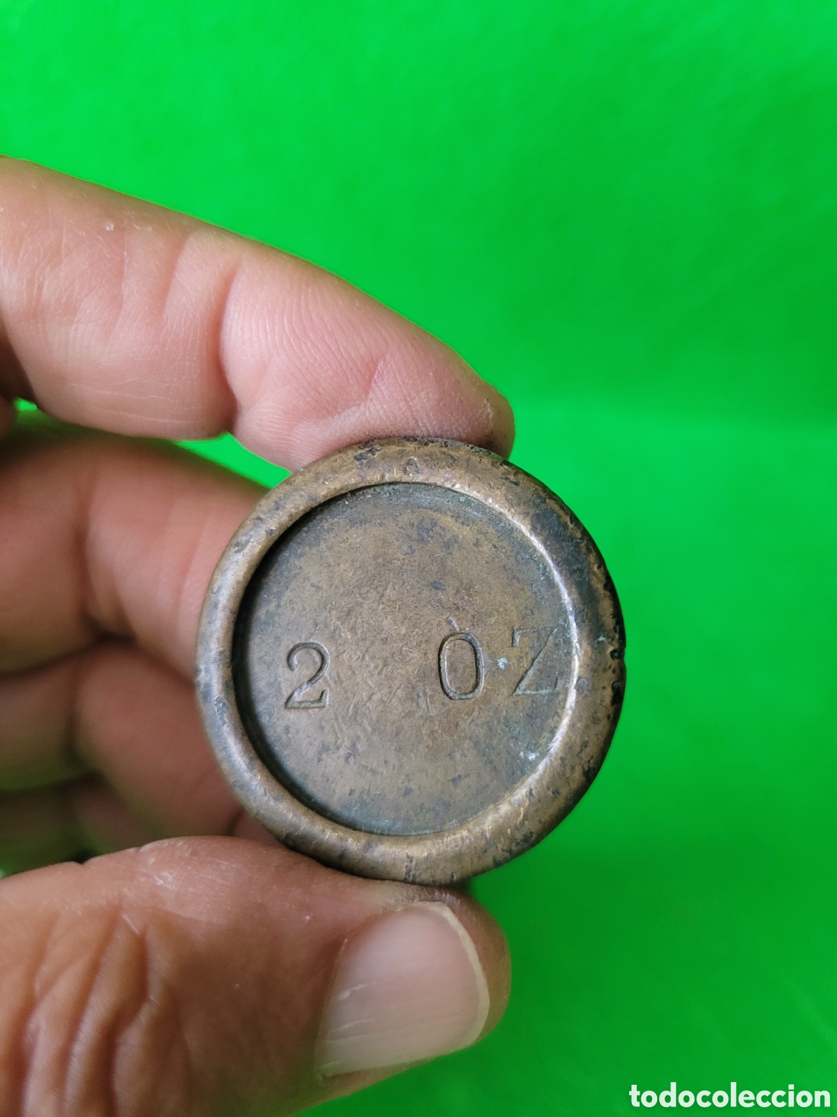 Antig&uuml;edades: LOTE 5 PESAS ANTIGUAS - Foto 7