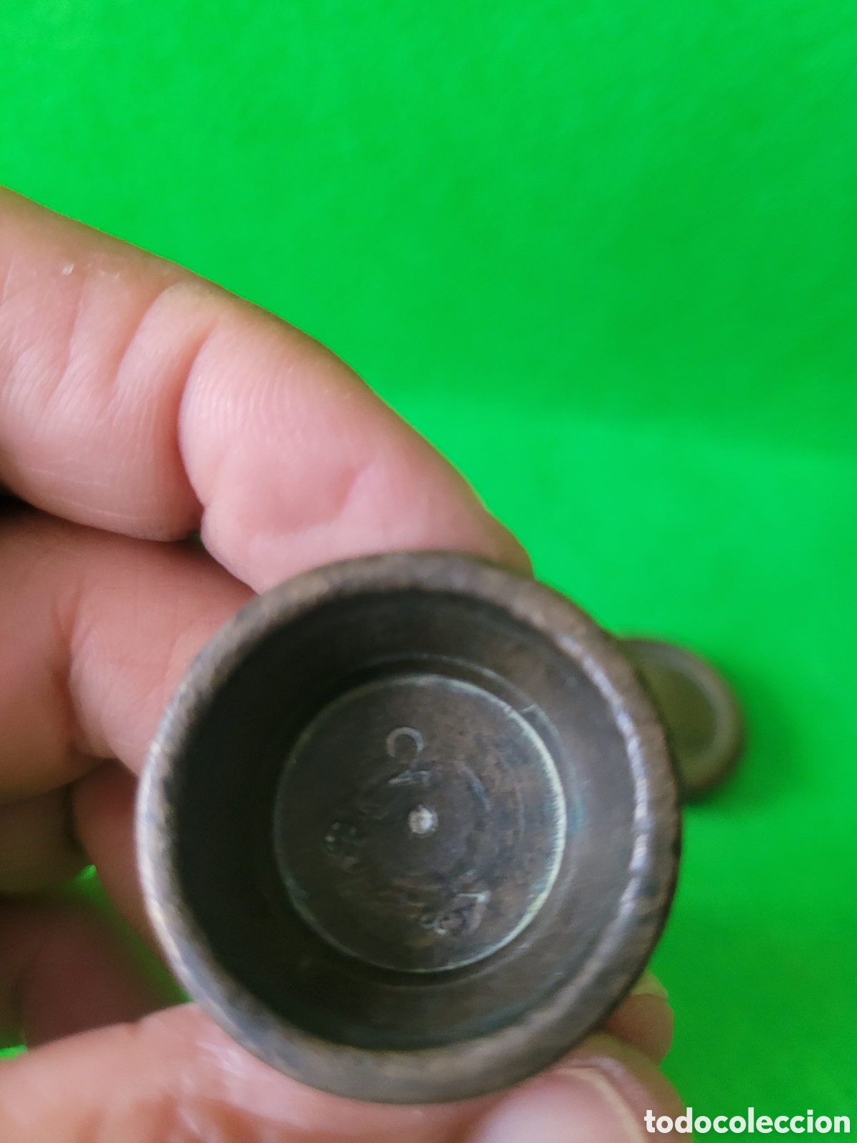 Antig&uuml;edades: LOTE 5 PESAS ANTIGUAS - Foto 10