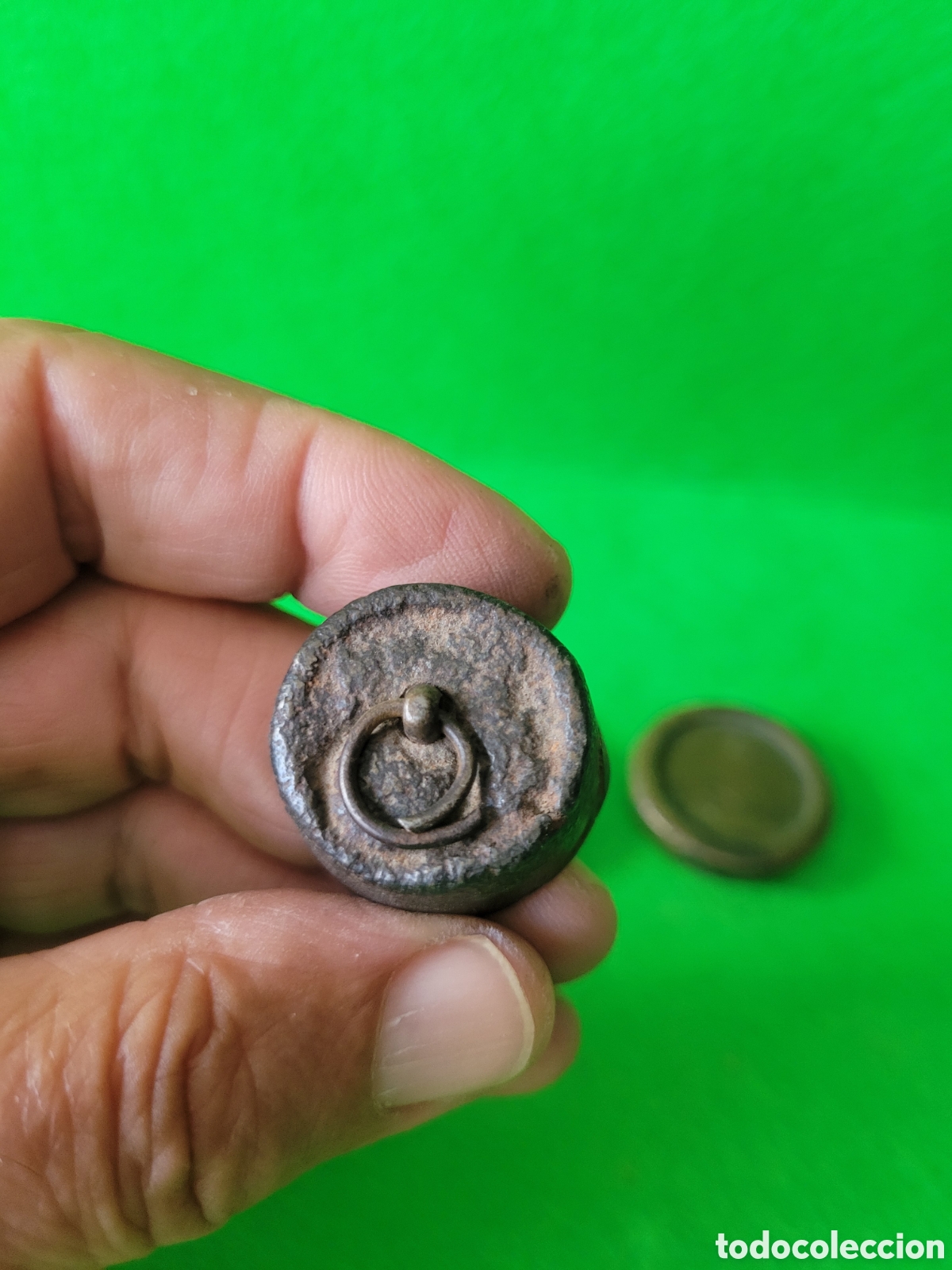 Antig&uuml;edades: LOTE 5 PESAS ANTIGUAS - Foto 13