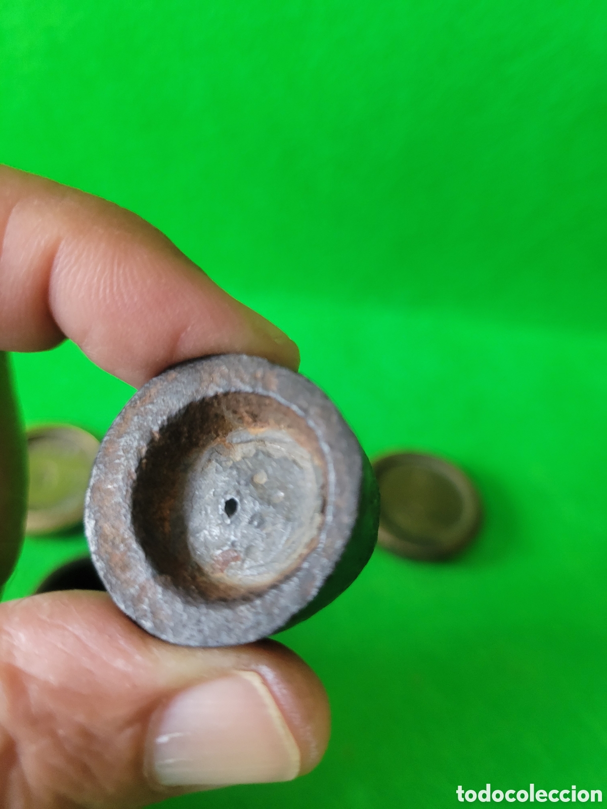 Antig&uuml;edades: LOTE 5 PESAS ANTIGUAS - Foto 16