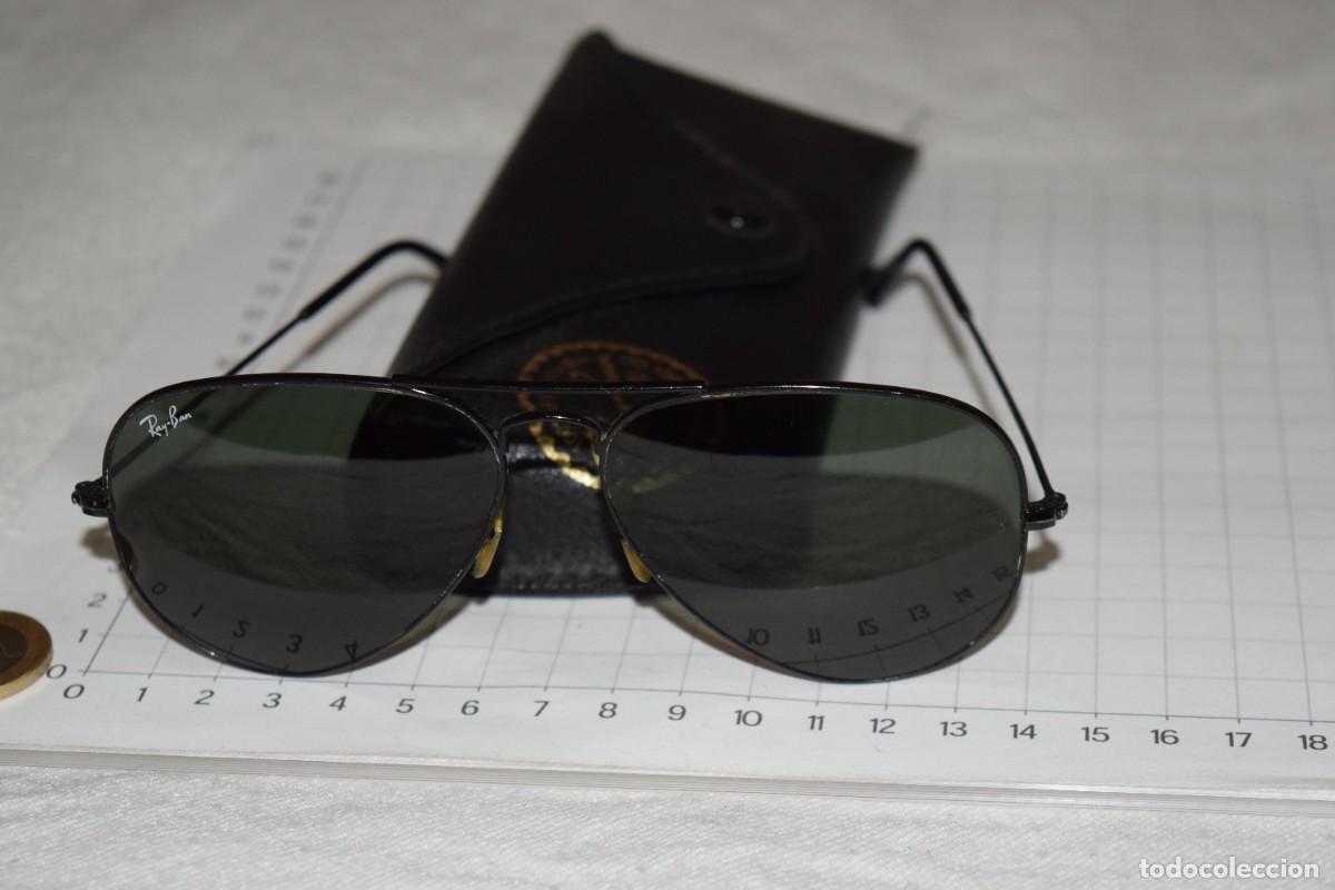 Antig&uuml;edades: Antiguas, vintage - Gafas de sol Ray-Ban RB 3025 AVIATOR - Made in Italy - &iexcl;Mira fotos/detalles!
