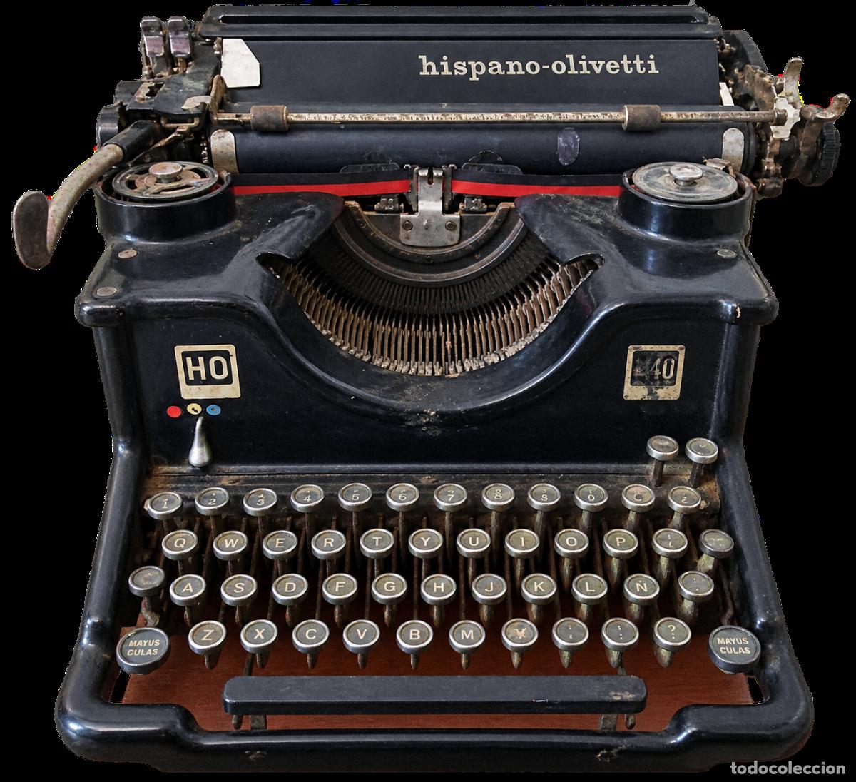 Antig&uuml;edades: HISPANO OLIVETTI M40 - ANTIGUA M&Aacute;QUINA DE ESCRIBIR - VINTAGE - COLECCI&Oacute;N
