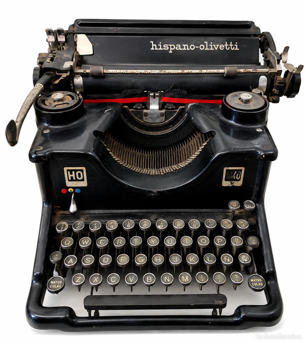 Antig&uuml;edades: HISPANO OLIVETTI M40 - ANTIGUA M&Aacute;QUINA DE ESCRIBIR - VINTAGE - COLECCI&Oacute;N