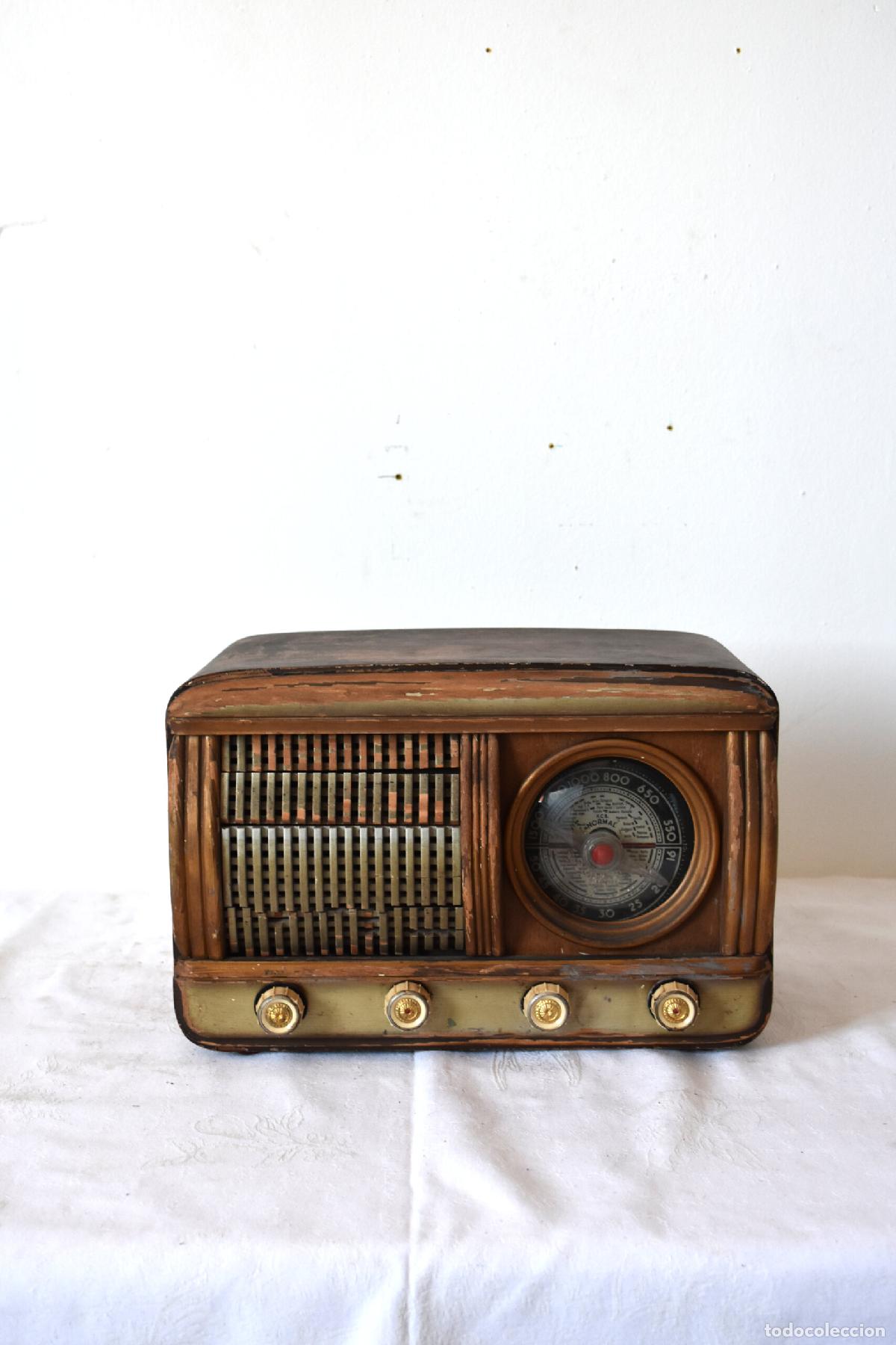 Antig&uuml;edades: Radio antigua de valvulas