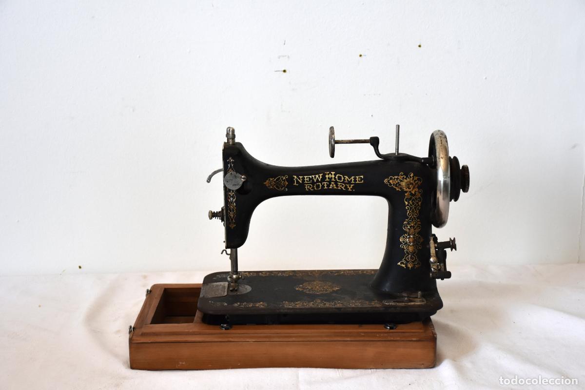 Antig&uuml;edades: Antigua maquina de coser New Home Rotary