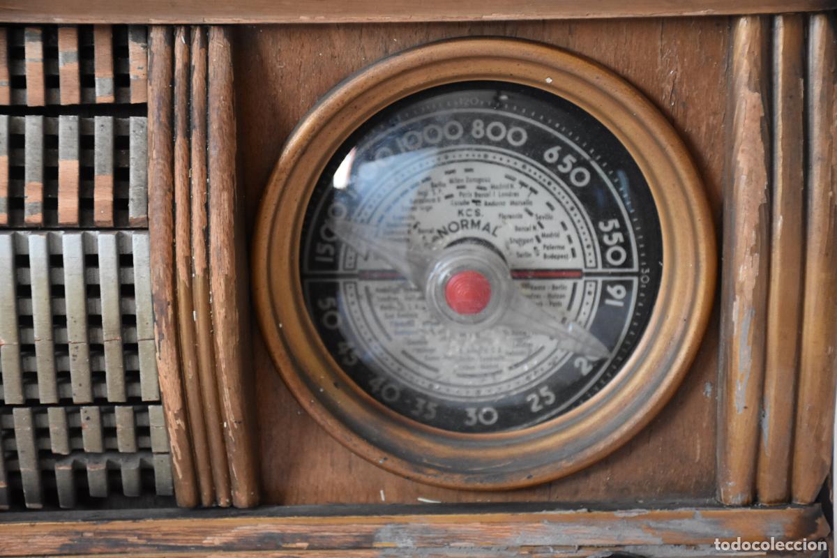 Antig&uuml;edades: Radio antigua de valvulas - Foto 3
