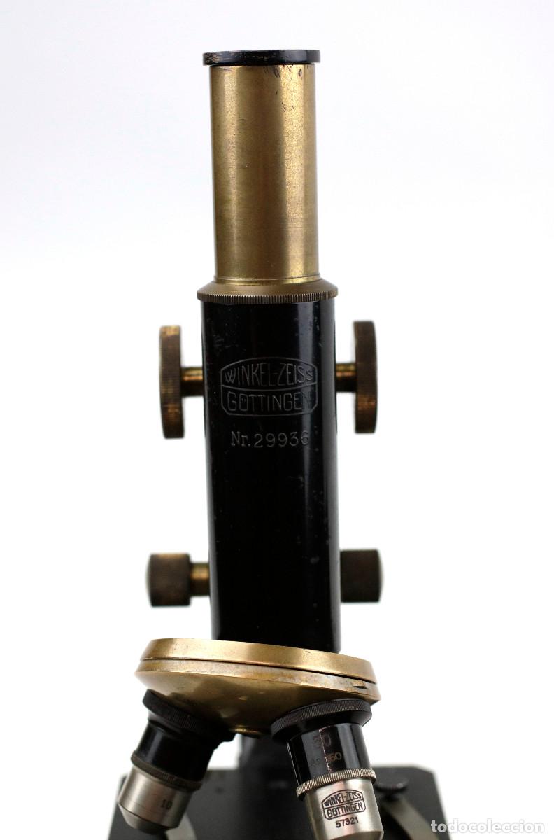 Antig&uuml;edades: MICROSCOPIO WINKEL - ZEISS GOTTINGEN. - Foto 7