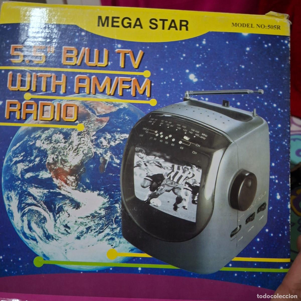 Antig&uuml;edades: Mini TV Port&aacute;til Retro Mega Star 5.5&rdquo; &iexcl;NUEVA EN CAJA! (Vintage)