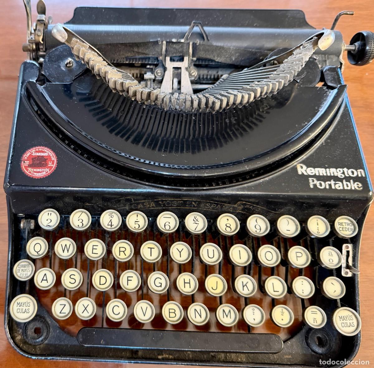 Antig&uuml;edades: ANTIGUA M&Aacute;QUINA DE ESCRIBIR REMINGTON PORTABLE &ndash; TECLADO ESPA&Ntilde;OL &ndash; A&Ntilde;OS 20/30