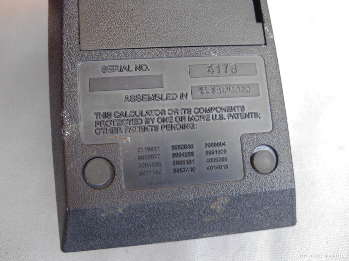 Antig&uuml;edades: CALCULADORA ELECCTRONICA TEXAS INSTRUMENTS TI-1025. FUNCIONANDO - Foto 4