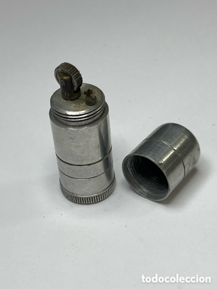 Antig&uuml;edades: Antiguo Mechero de Trinchera Vintage en Aluminio &ndash; Estilo Militar / Artesan&iacute;a de Guerra
