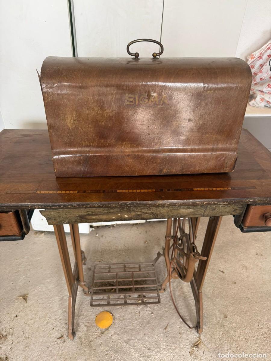 Antig&uuml;edades: Maquina de coser SIGMA a&ntilde;o 1953