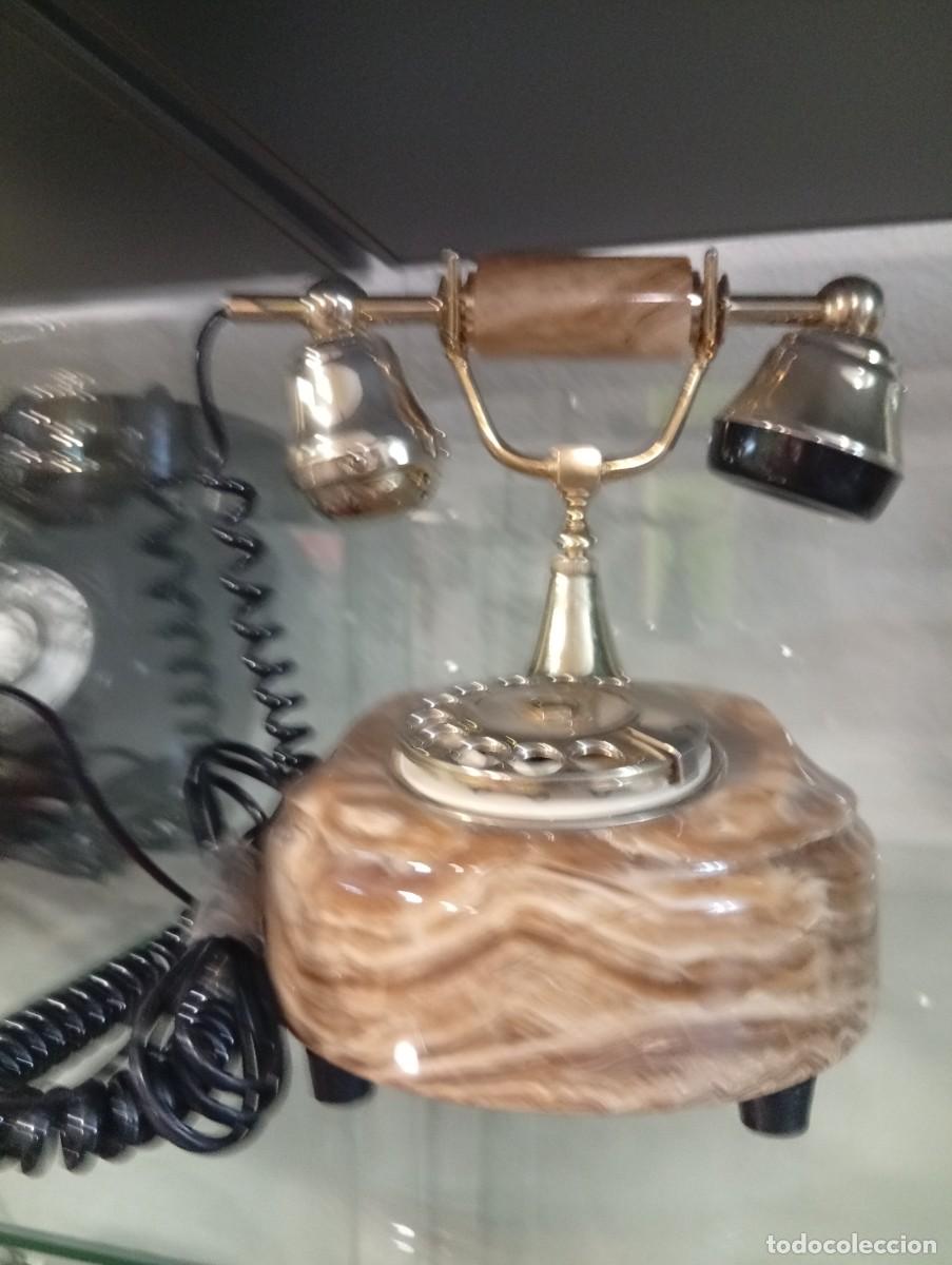 Tel&eacute;fonos: Tel&eacute;fono antiguo de m&aacute;rmol - Foto 2