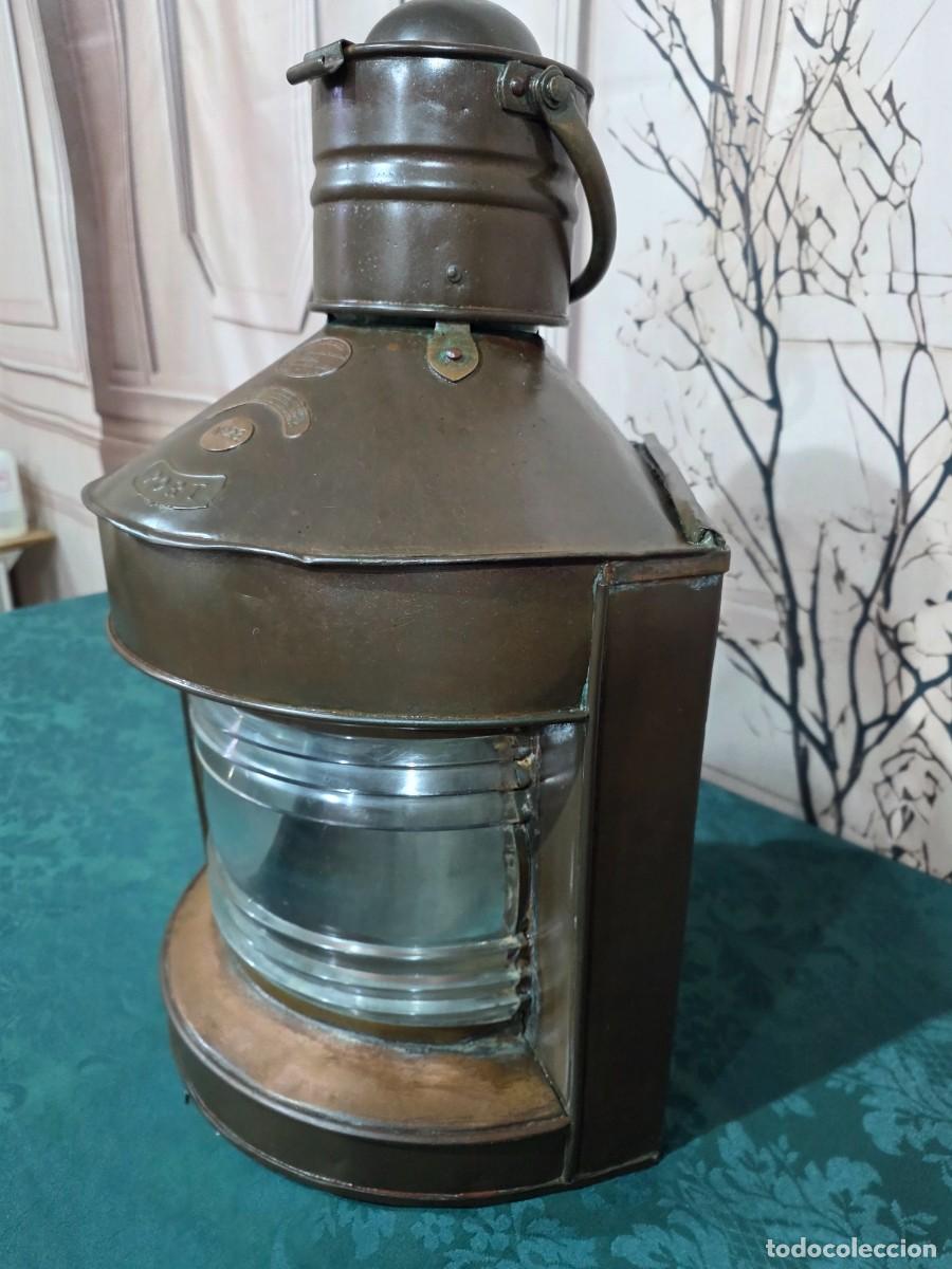 Antig&uuml;edades: Antiguo farol n&aacute;utico de babor - Foto 5